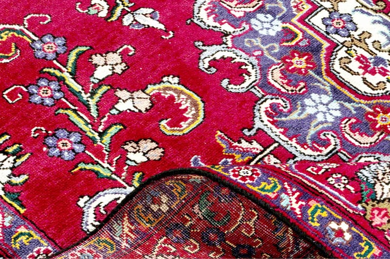 Håndknytten Persisk Patina tæppe 248x344 cm - Rød / Beige - Orientalske tæpper - Persisk tæppe