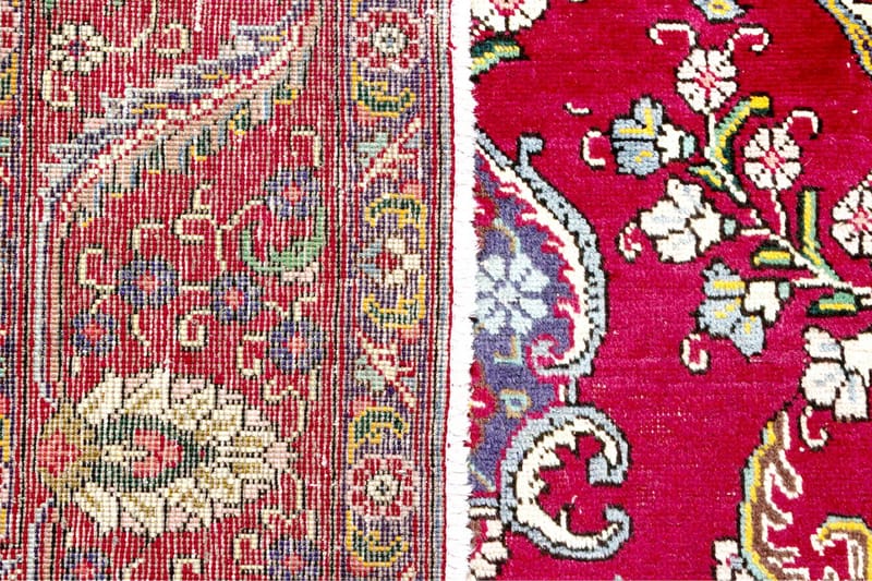 Håndknytten Persisk Patina tæppe 248x344 cm - Rød / Beige - Orientalske t�æpper - Persisk tæppe