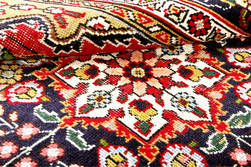 Håndknytten Persisk Patchwork Tæppe 199x301 cm Kelim - Rød / mørkeblå - Orientalske tæpper - Persisk tæppe