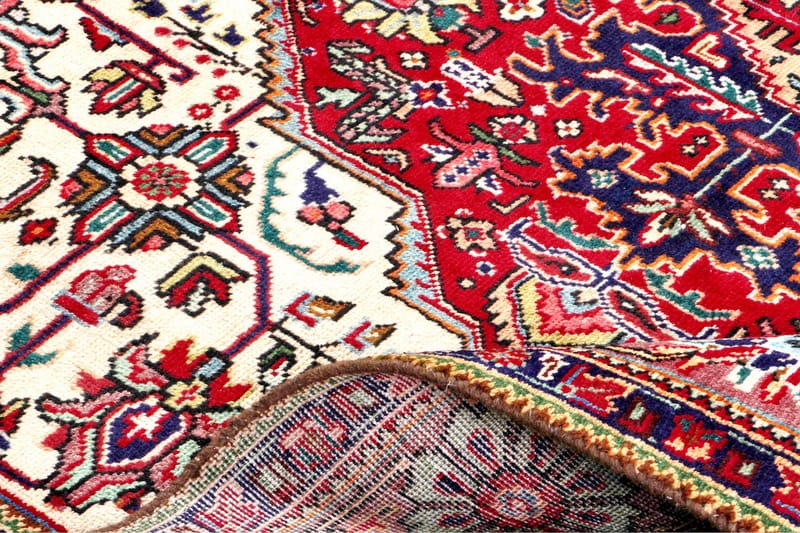 Håndknytten Persisk Patina tæppe 199x288 cm - Beige / rød - Orientalske tæpper - Persisk tæppe