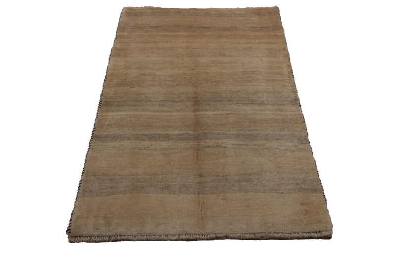 Håndknytten Persisk Uldtæppe 80x143 cm Gabbeh Shiraz - Beige - Orientalske tæpper - Persisk tæppe