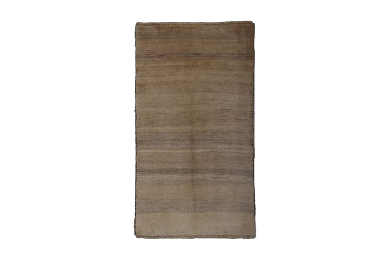 Håndknytten Persisk Uldtæppe 80x143 cm Gabbeh Shiraz - Beige - Orientalske tæpper - Persisk tæppe