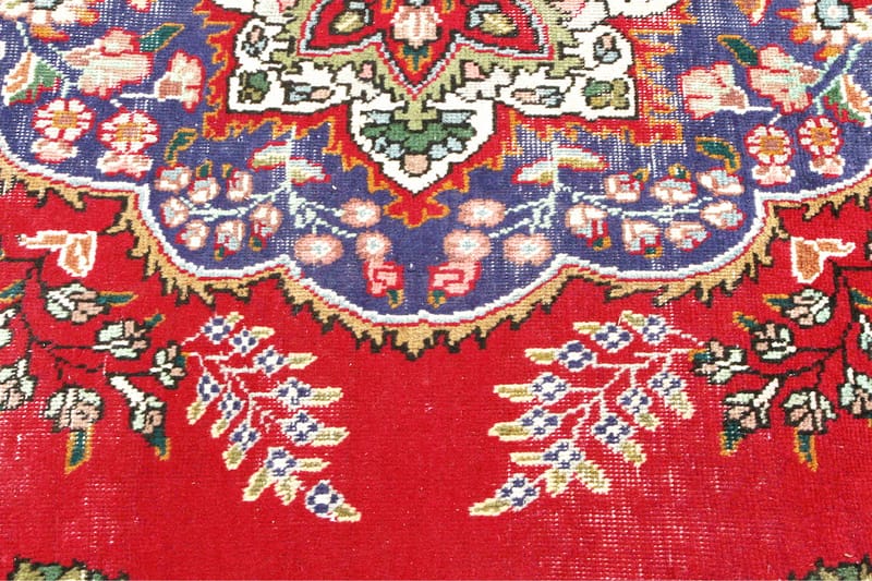 Håndknytten Persisk Patchwork Tæppe 193x294 cm Kelim - Rød / mørkeblå - Orientalske tæpper - Persisk tæppe