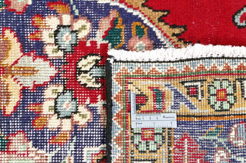Håndknytten Persisk Patchwork Tæppe 193x294 cm Kelim - Rød / mørkeblå - Orientalske tæpper - Persisk tæppe