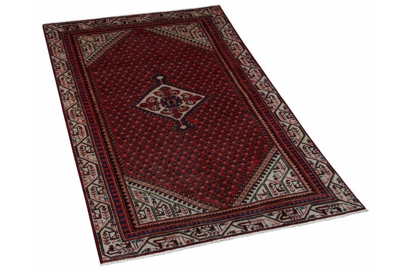 Håndknytten Persisk Patina tæppe 118x200 cm - Rød / Beige - Orientalske tæpper - Persisk tæppe