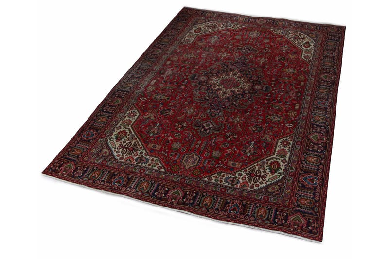 Håndknytten Persisk Patchwork Tæppe 222x324 cm Kelim - Rød / mørkeblå - Orientalske tæpper - Persisk tæppe