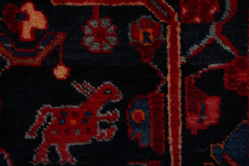 Håndknyttet Exclusive persisk nåletæppe 157x292 cm Kelim - Mørkeblå / rød - Orientalske tæpper - Persisk tæppe