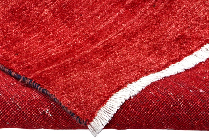 Håndknyttet Exclusive persisk tæppe 198x308 cm Gabbeh Shiraz - Rød - Orientalske tæpper - Persisk tæppe