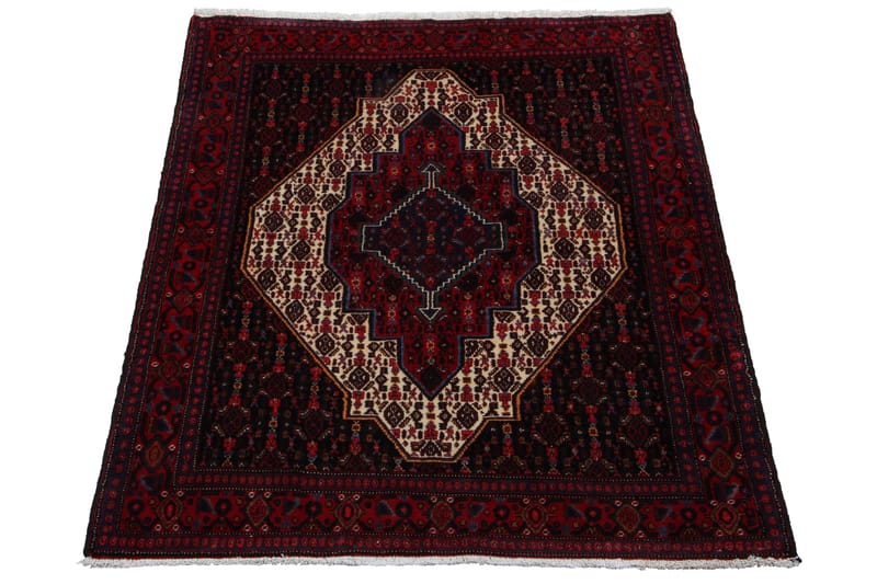 Håndknyttet Exclusive persisk tæppe 126x184 cm - Rød / Beige - Orientalske tæpper - Persisk tæppe