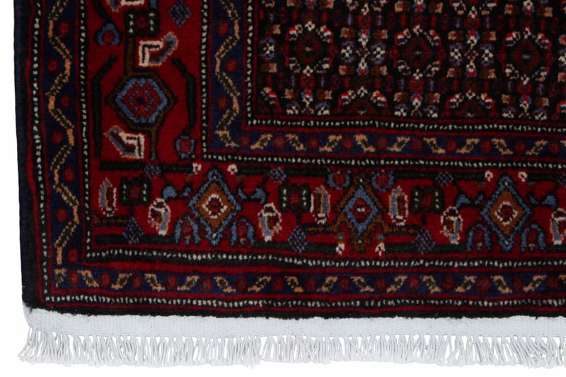 Håndknyttet Exclusive persisk dobbeltvævet tæppe 125x168 cm - Rød / Beige - Orientalske tæpper - Persisk tæppe
