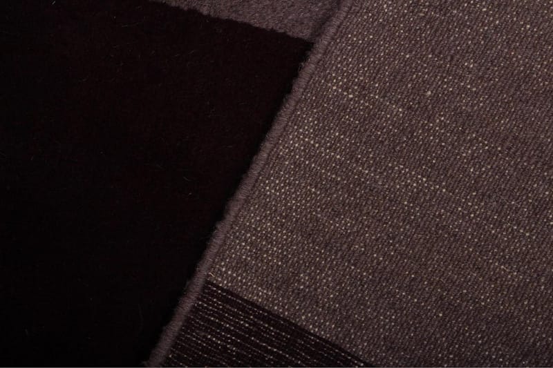 Håndknyttet Exclusive persisk tæppe 132x147 cm Gabbeh - Grå / Sort - Orientalske tæpper - Persisk tæppe