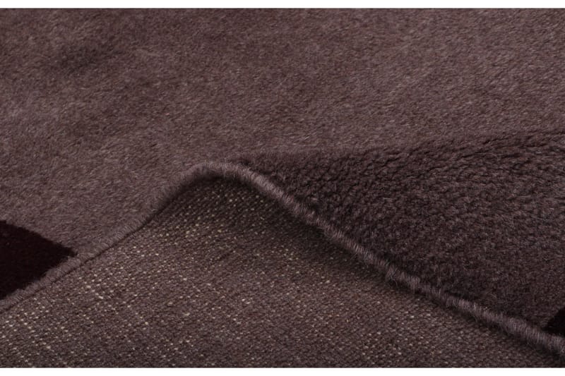 Håndknyttet Exclusive persisk tæppe 132x147 cm Gabbeh - Grå / Sort - Orientalske tæpper - Persisk tæppe