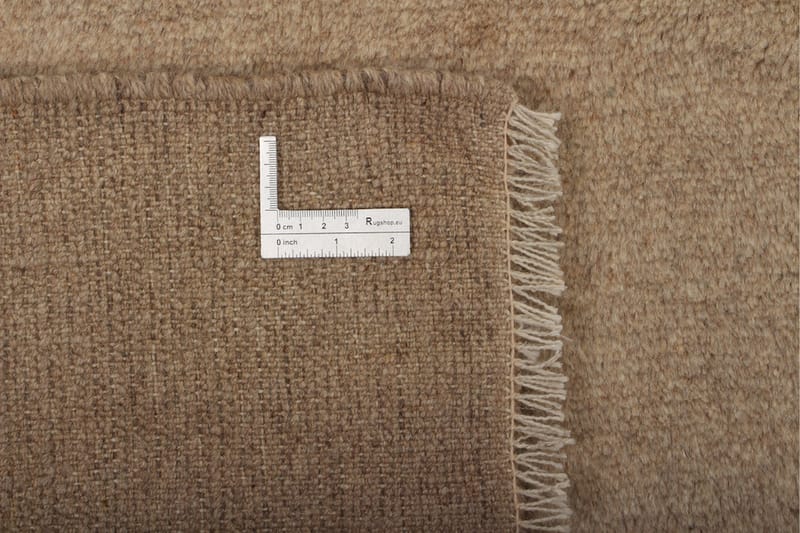 Håndknyttet Gabbeh Shiraz Uld Beige 173x233cm - Håndvævede tæpper - Orientalske tæpper - Persisk tæppe