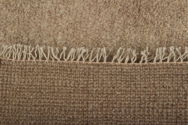 Håndknyttet Gabbeh Shiraz Uld Beige 173x238cm - Håndvævede tæpper - Orientalske tæpper - Persisk tæppe
