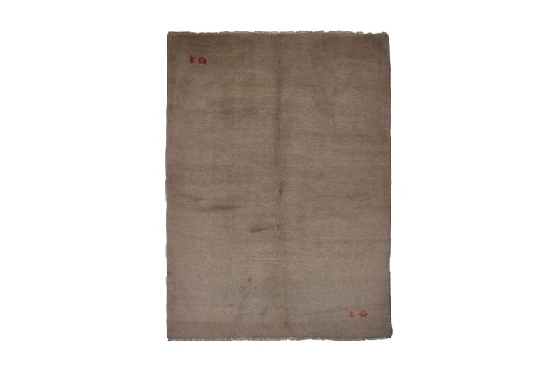 Håndknyttet Gabbeh Shiraz Uld Beige 173x238cm - Håndvævede tæpper - Orientalske tæpper - Persisk tæppe