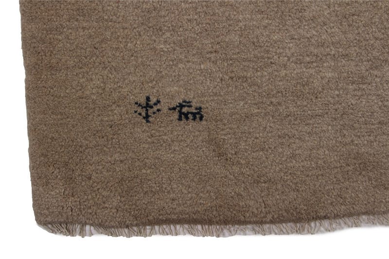 Håndknyttet Gabbeh Shiraz Uld Beige 175x223cm - Håndvævede tæpper - Orientalske tæpper - Persisk tæppe