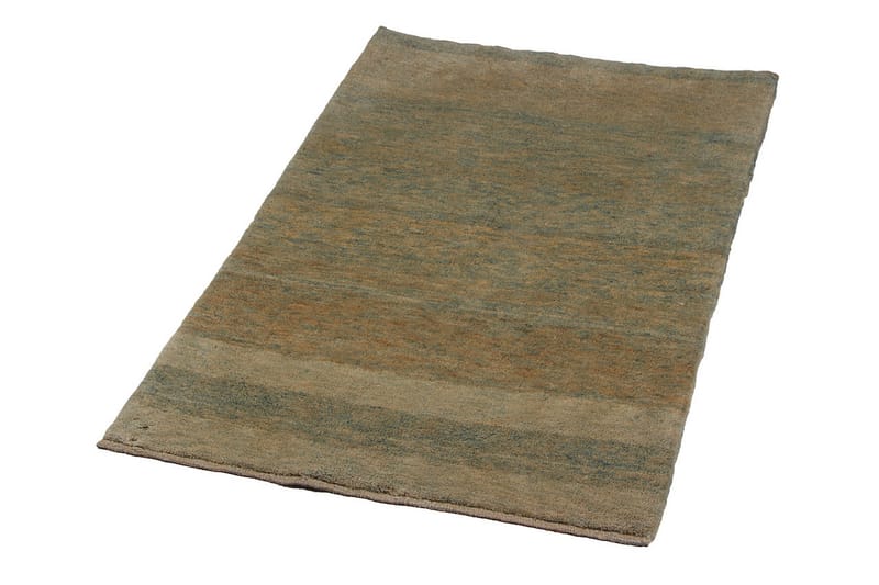 Håndknyttet Gabbeh Shiraz Uld Beige / Blå 85x123cm - Håndvævede tæpper - Orientalske tæpper - Persisk tæppe