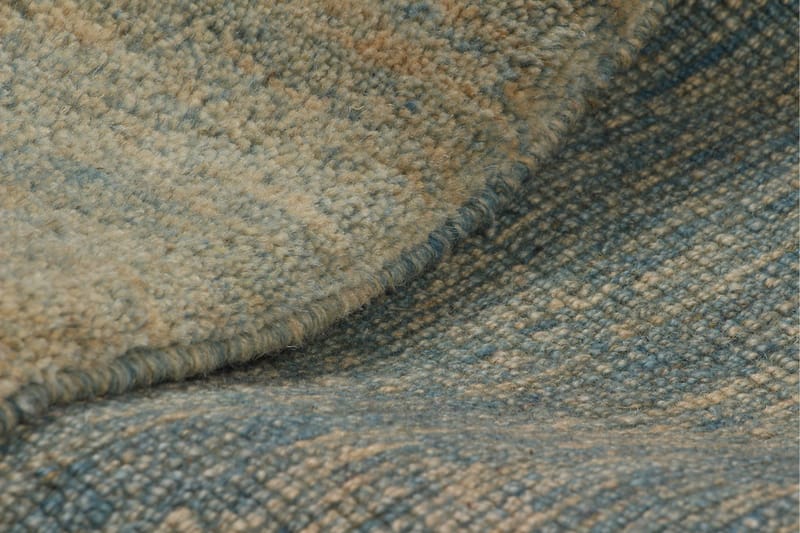 Håndknyttet Gabbeh Shiraz Uld Beige / Blå 85x123cm - Håndvævede tæpper - Orientalske tæpper - Persisk tæppe