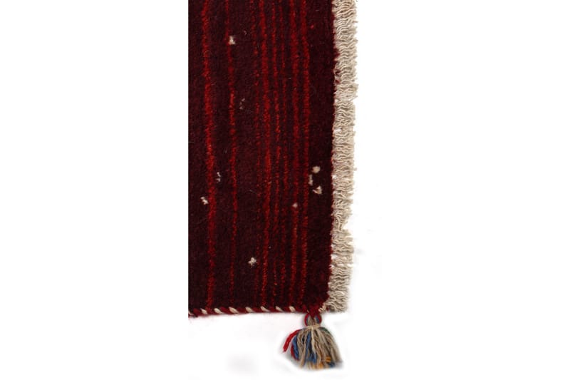 Håndknyttet Gabbeh Shiraz Uld Blå / Brun 93x148cm - Håndvævede tæpper - Orientalske tæpper - Persisk tæppe