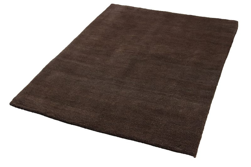 Håndknyttet Gabbeh Shiraz Uld Brun 154x194cm - Håndvævede tæpper - Orientalske tæpper - Persisk tæppe