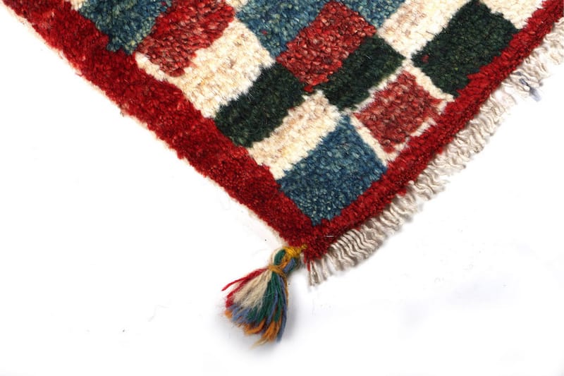 Håndknyttet Gabbeh Shiraz uld Flerfarvet 69x140cm - Håndvævede tæpper - Orientalske tæpper - Persisk tæppe