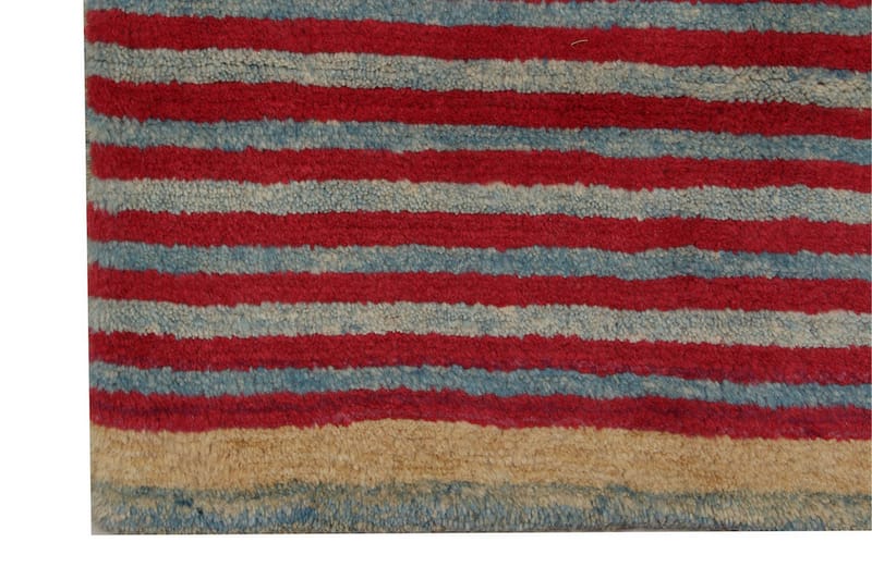 Håndknyttet Gabbeh Shiraz uld Flerfarvet 85x112cm - Håndvævede tæpper - Orientalske tæpper - Persisk tæppe