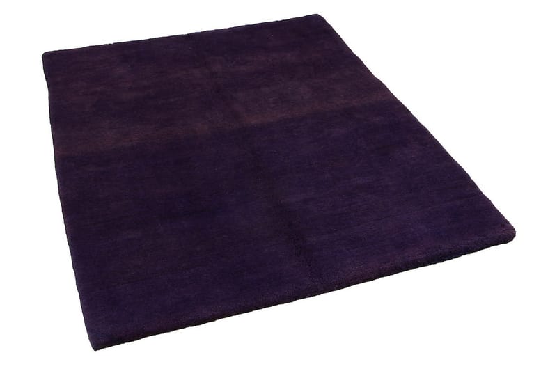 Håndknyttet Gabbeh Shiraz Uld Lilla 155x192cm - Håndvævede tæpper - Orientalske tæpper - Persisk tæppe