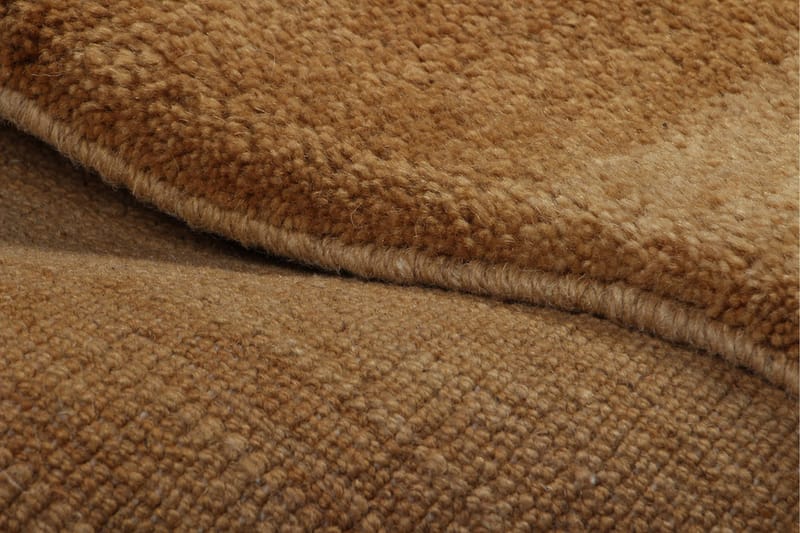 Håndknyttet Gabbeh Shiraz Uld Lysebrun 85x122cm - Orientalske tæpper - Håndvævede tæpper - Persisk tæppe