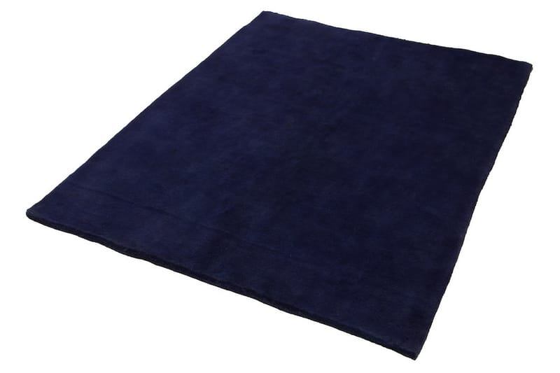 Håndknyttet Gabbeh Shiraz Uld Mørkeblå 158x196cm - Håndvævede tæpper - Orientalske tæpper - Persisk tæppe