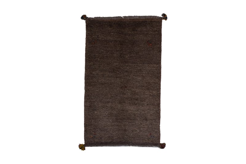 Håndknyttet Gabbeh Shiraz Uld mørkegrå 78x132cm - Håndvævede tæpper - Orientalske tæpper - Persisk tæppe