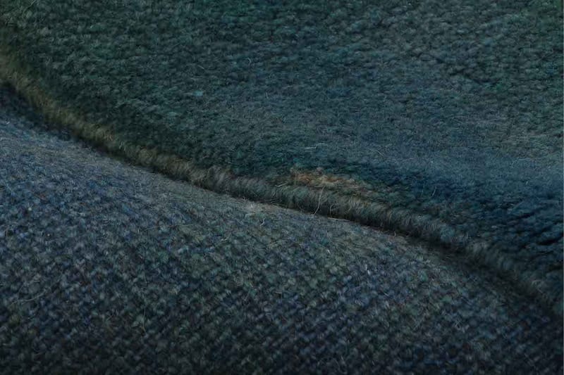 Håndknyttet Gabbeh Shiraz Uld Mørkegrøn / Mørkeblå 150x200cm - Håndvævede tæpper - Orientalske tæpper - Persisk tæppe