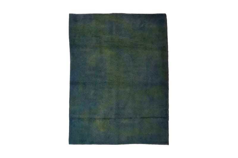 Håndknyttet Gabbeh Shiraz Uld Mørkegrøn / Mørkeblå 150x200cm - Tekstiler - Tæpper - Orientalske tæpper