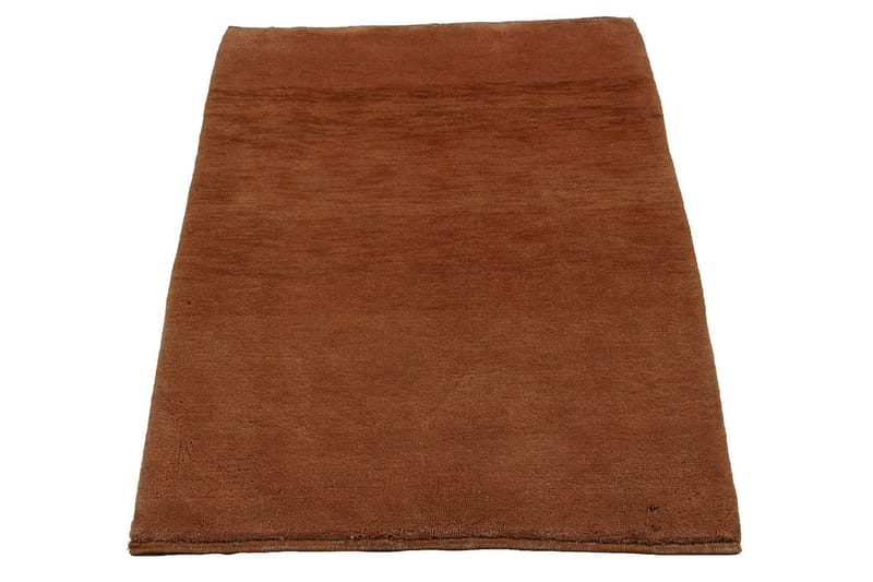 Håndknyttet Gabbeh Shiraz Uld Orange 90x120cm - Håndvævede tæpper - Orientalske tæpper - Persisk tæppe