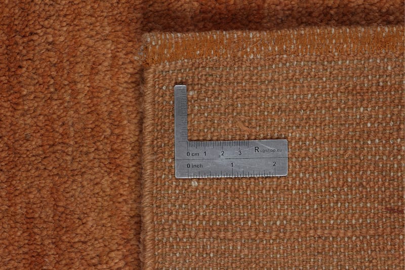 Håndknyttet Gabbeh Shiraz Uld Orange 90x120cm - Håndvævede tæpper - Orientalske tæpper - Persisk tæppe