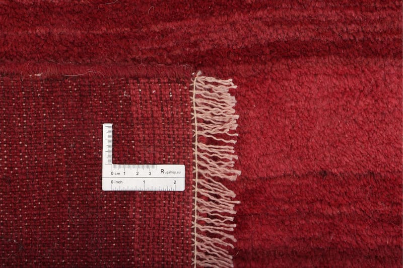 Håndknyttet Gabbeh Shiraz uld rød 178x200cm - Håndvævede tæpper - Orientalske tæpper - Persisk tæppe
