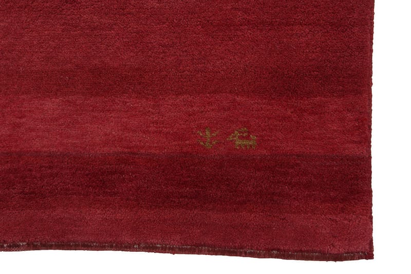 Håndknyttet Gabbeh Shiraz uld rød 178x235cm - Håndvævede tæpper - Orientalske tæpper - Persisk tæppe