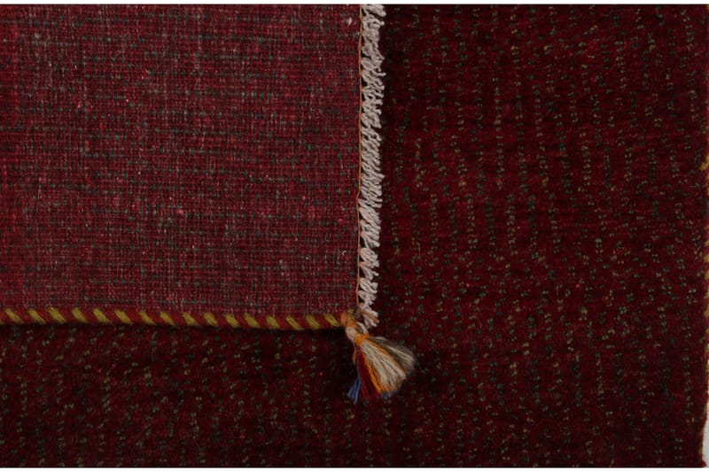 Håndknyttet Gabbeh Shiraz Uld Rød 76x145cm - Håndvævede tæpper - Orientalske tæpper - Persisk tæppe