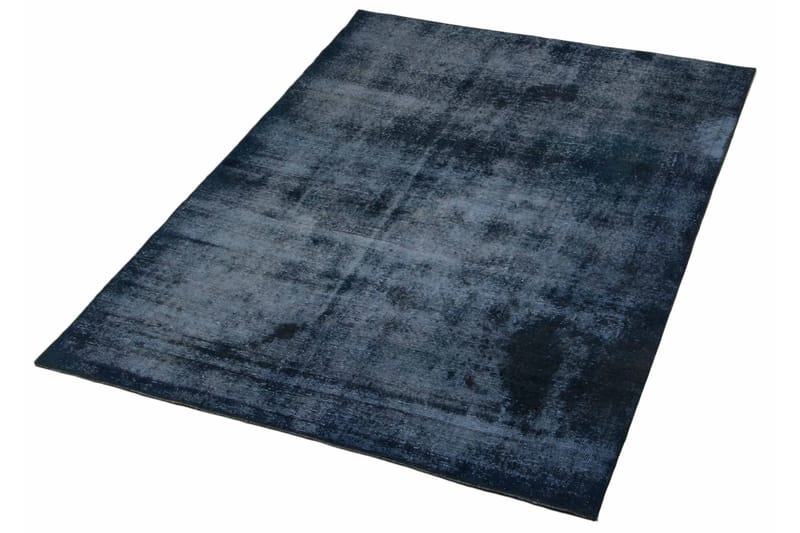 Håndknyttet persisk tæppe 146x207 cm Vintage - Mørk blå / blå - Orientalske tæpper - Persisk tæppe