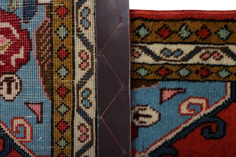 Håndknyttet persisk tæppe 78x205 cm - Rød / blå - Orientalske tæpper - Persisk tæppe