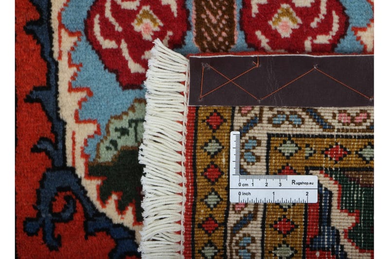 Håndknyttet persisk tæppe 78x205 cm - Rød / blå - Orientalske tæpper - Persisk tæppe