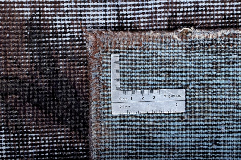 Håndknyttet persisk uldmåtte 254x356 cm Vintage - Mørkeblå - Orientalske tæpper - Persisk tæppe