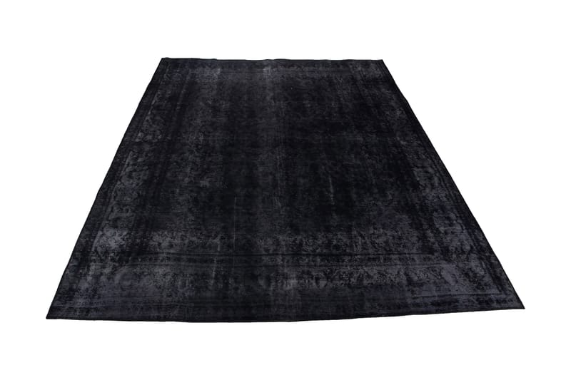 Håndknyttet persisk uldmåtte 277x368 cm Vintage - Grå - Orientalske tæpper - Persisk tæppe