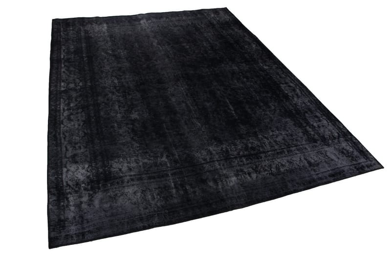Håndknyttet persisk uldmåtte 277x368 cm Vintage - Grå - Orientalske tæpper - Persisk tæppe
