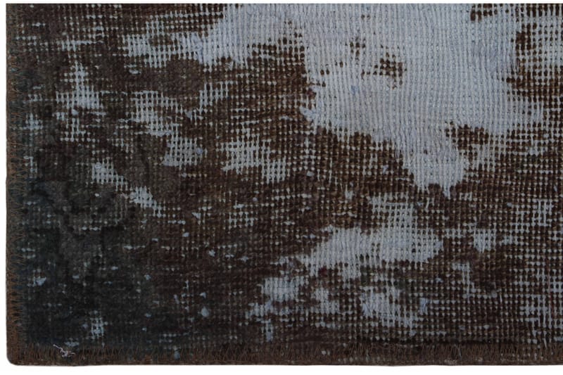 Håndknyttet persisk tæppe 131x198 cm Vintage - Blå / brun - Orientalske tæpper - Persisk tæppe
