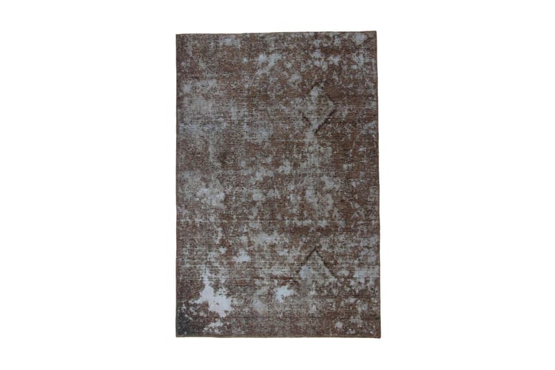 Håndknyttet persisk tæppe 131x198 cm Vintage - Blå / brun - Orientalske tæpper - Persisk tæppe