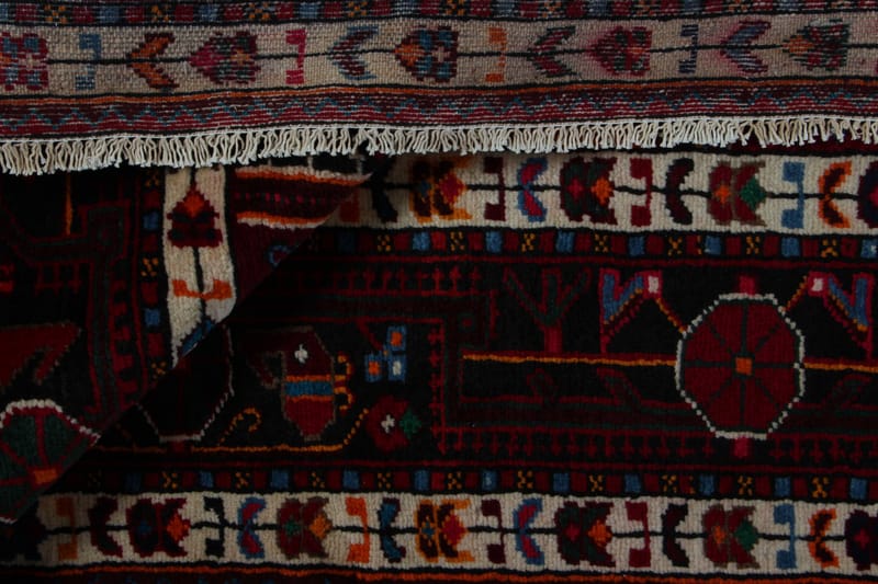 Håndknyttet persisk tæppe 169x313 cm - Rød / mørkeblå - Orientalske tæpper - Persisk tæppe