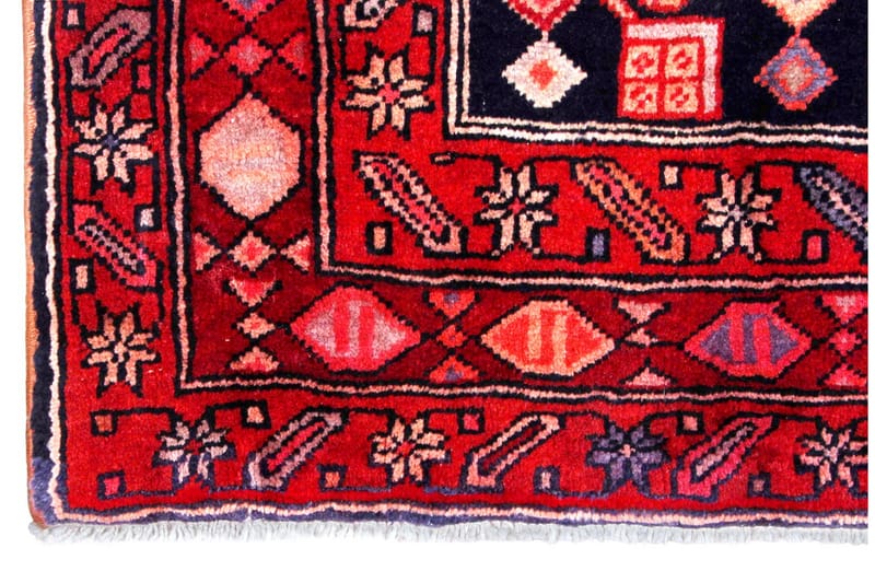 Håndknyttet persisk tæppe 150x330 cm - Mørkeblå / rød - Orientalske tæpper - Persisk tæppe