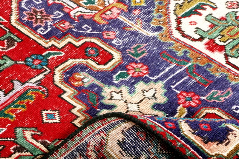 Håndknyttet Persisk tæppe 230x330 cm Kelim - Rød / mørkeblå - Orientalske tæpper - Persisk tæppe