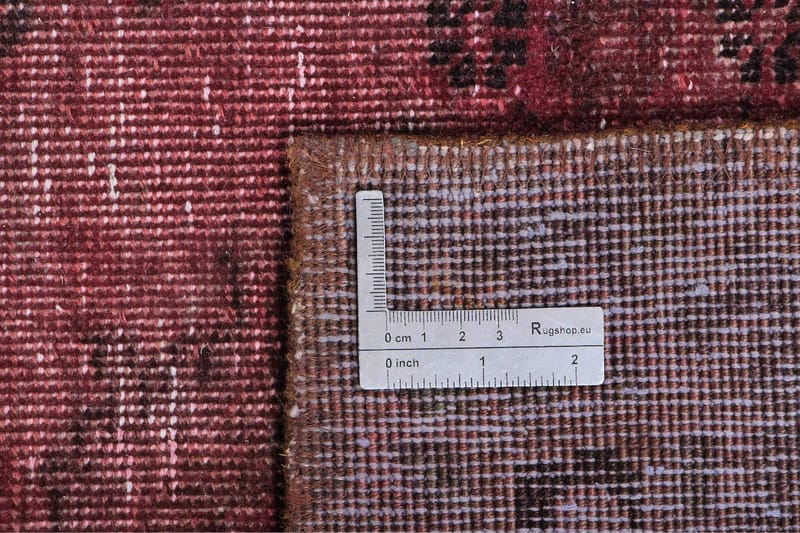 Håndknyttet persisk uldmåtte 264x352 cm Vintage - Rød / grå - Orientalske tæpper - Persisk tæppe