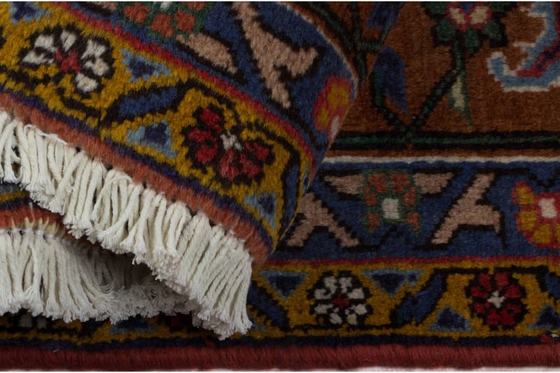 Håndknyttet persisk tæppe Varni 195x275 cm Kelim - Brun / blå - Orientalske tæpper - Persisk tæppe